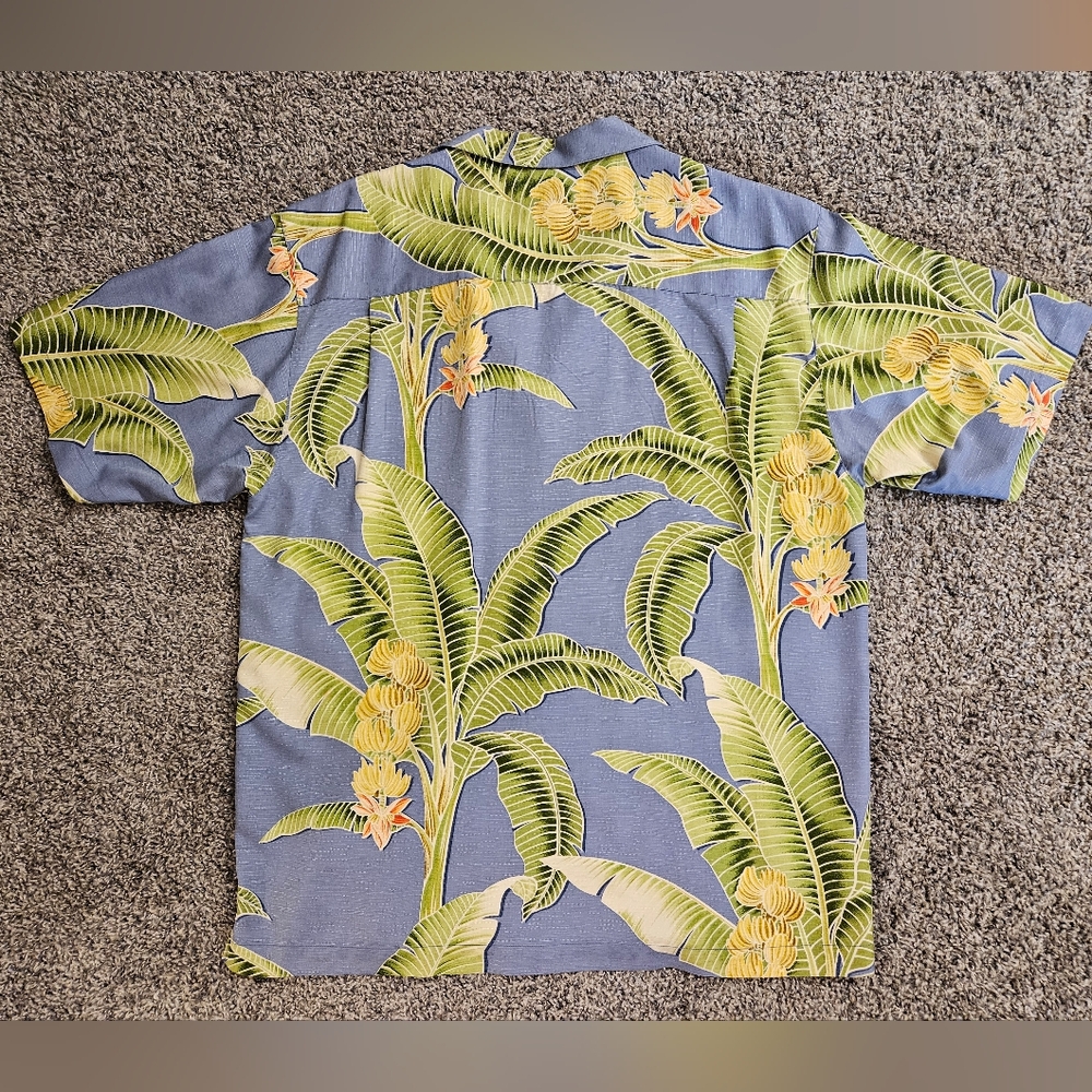 Tommy Bahama Hawaiian Aloha Men's Button-Up Shirt Size Large - Picture 3 of 15